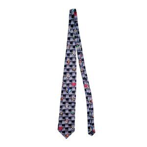 1998 Looney Tunes Mania Tie Bugs Bunny Taz Daffy Duck Sylvester Tweety Valentine